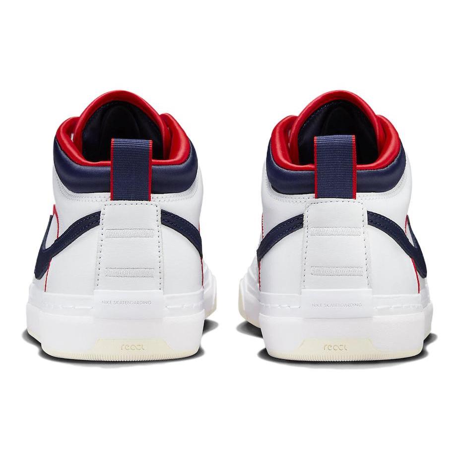 Nike Sb React Leo Prm Weiß Mitternachtsblau FD0268-100