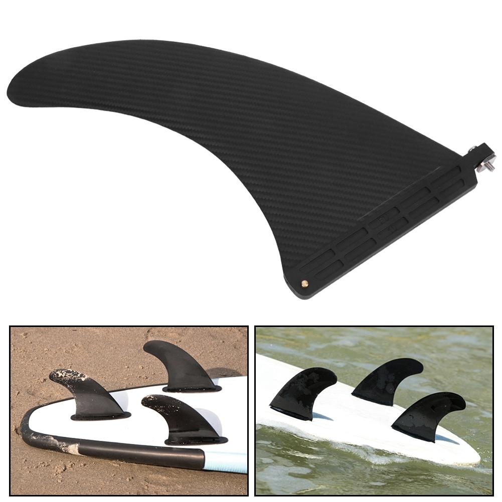 10in Surfboard Fin Faux Kohlefaser SUP Board Watershed Balancing Ruder Surfboard ZubehörKohlenstoff