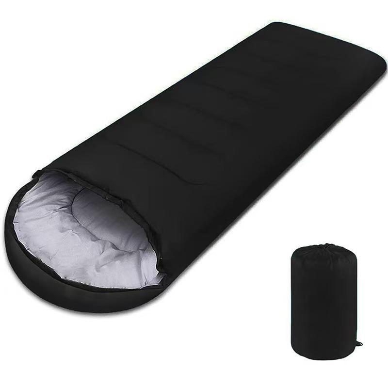 3KG Warm Polyester Sleeping Bag for Adults - Thickened, Cotton-Lined for Outdoor Camping