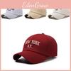 Letter York New Ny Embroidery Baseball Cap Sun Protection Breathable Peaked Hat