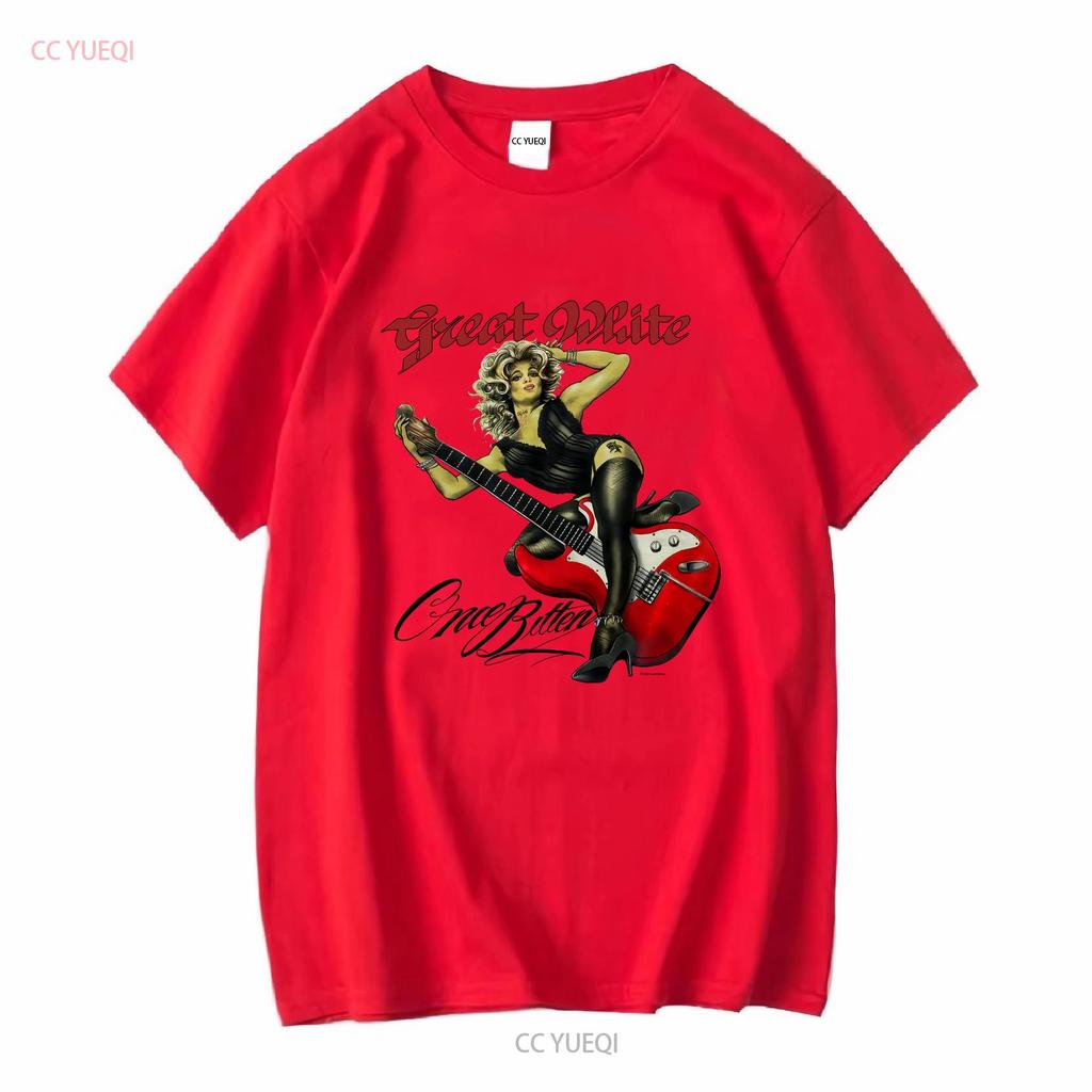 Great White We Love Our Fans Nothing Says Band Shirt Vintage Washed Comfortable Homme Graphic Slightly Soft