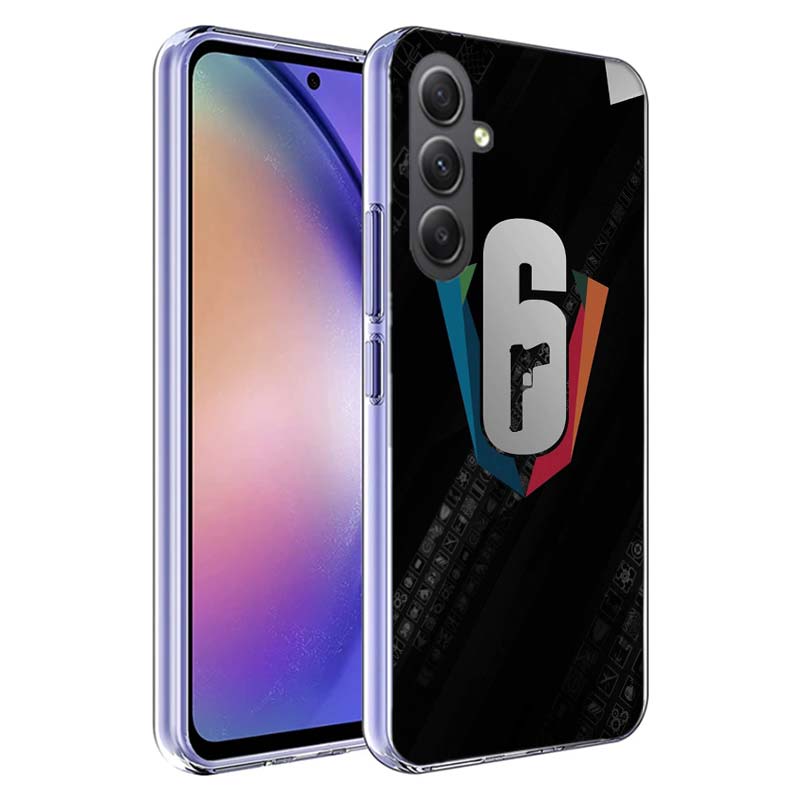 

Game Rainbow S-Six S-Siege Phone Case for Samsung A17 A37 A57 A07 A16 A26 A36 A56 A06 A02S A12 A22 A32 A52S A04S A14 A24 A34 A54 Samsung A24