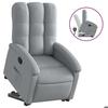 Lift Chair - Maison Exclusive - Electric Lift - Manual Recline 135° - Light Grey Fabric