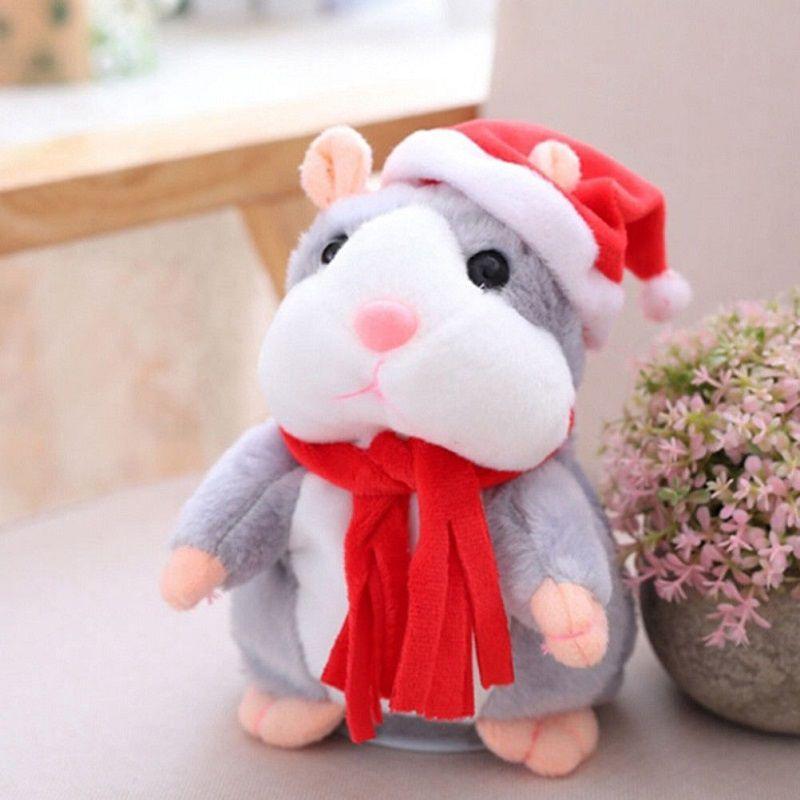 Delightful Cheeky Hamster Talking Mouse Pet Plush Christmas Toy For Kids And Adults