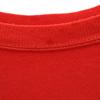 80s 90s Old Long sleeve sweat Red Sweatshirt with fleece lining Men's Used