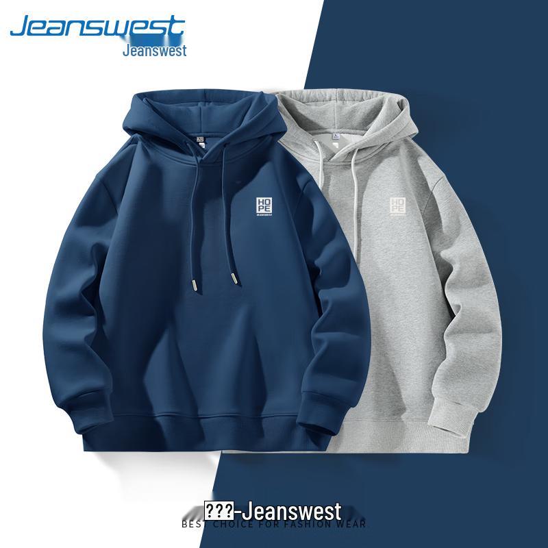 Jeanswest Men's HOPE Letter Print Hooded Sweatshirt