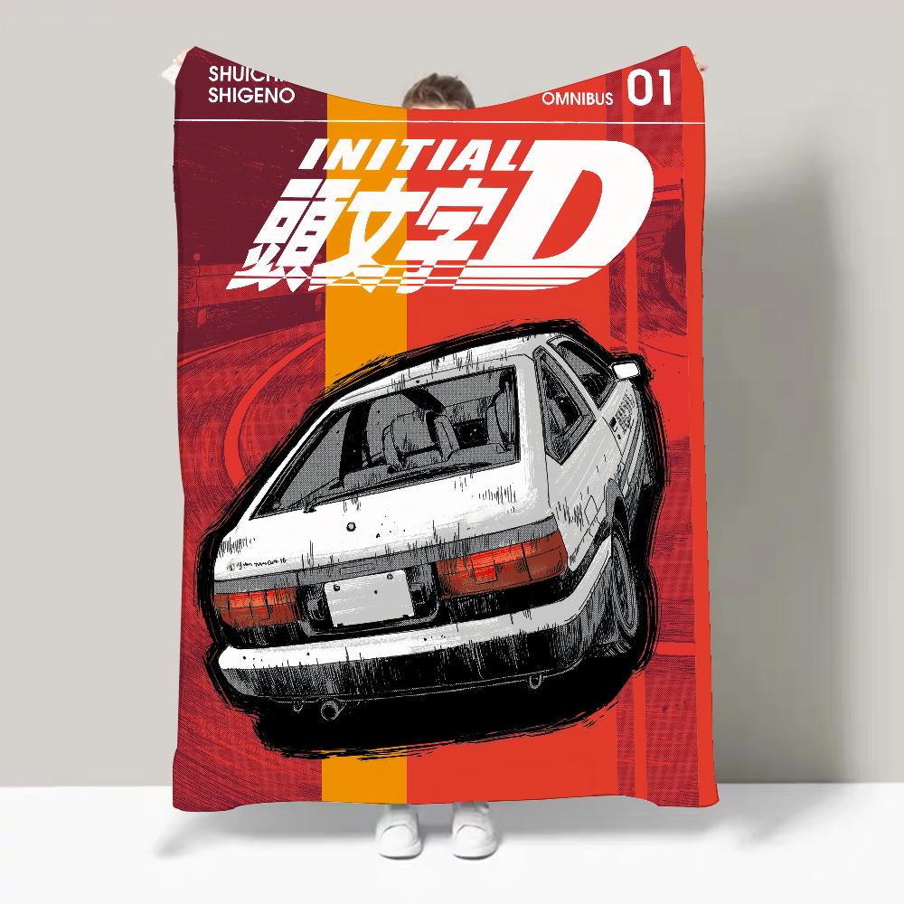 Anime Initial D Blanket Design Lightweight  For Dorms, Naps, Living Room, Office,Sofa,All Season