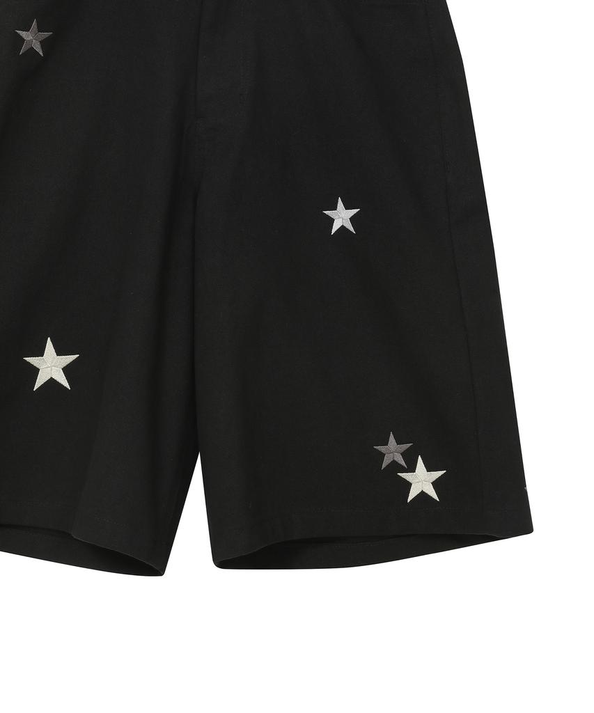 BAUF Star Symbol Bermuda Pants [Black]
