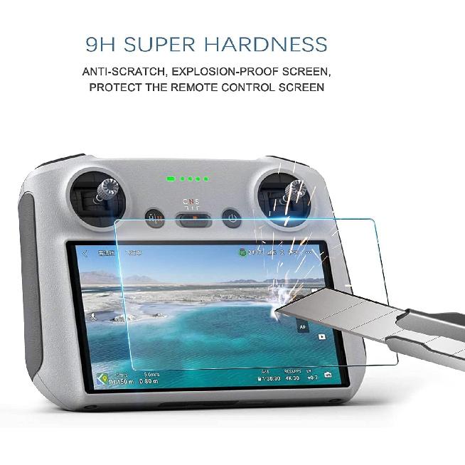 Mini 3 Pro/Mini 3 Accessories Bundle 8 in 1 Accessories kit, Propeller Holder Strap,Propeller Guard,Joysticks,HD Glass Protector,Lanyard Neck