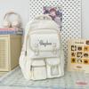 College style fresh and sweet candy color backpack girl multi-compartment large-capacity backpack