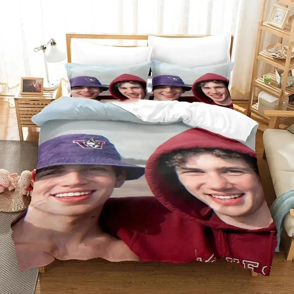 3D Print Vinnie Hacker Printed Bed Set Duvet Cover Pillowcase Bedding Set Bed Linen Sheet Quilt Cover Full Queen King Size