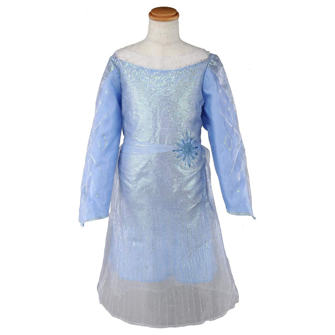 

Офіційний продаж Disney Frozen 2 Premium Stylish Dress Elsa [Вітчизняний продукт] Сяє! 100~110 см