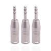 1/4" 6.35mm Male to XLR 3 Pin Male Jack Socket Audio Adapter Silver Interface Transfer Connector for Electronic Organ