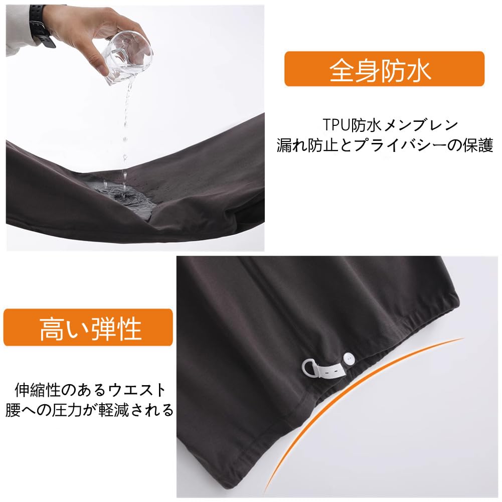 LAROTSUBA Diaper Pants for Machine for Bedridden Elderly Disabled and Menstrual Women Leak-Proof Patients, 3-Layer Protection, Unisex, Washable,