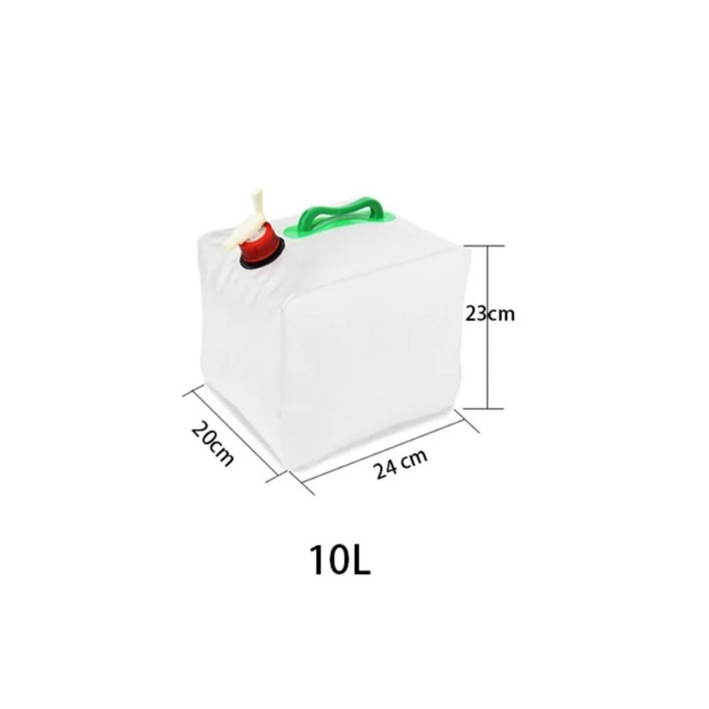 Outdoor Activity 10L/20L Folding Water Pouch Roomy Lightweight Water Container Kettle Plastic Bucket Camping Equipment Supplies