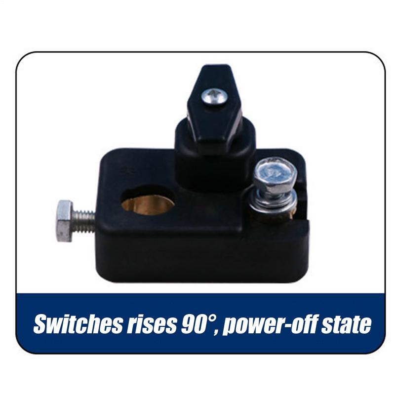 Battery Isolator Button 12v/24v Safety Battery Cutoff Button Heavy-Duty Waterproof Auto Parts Vibration-Proof Car Accessories