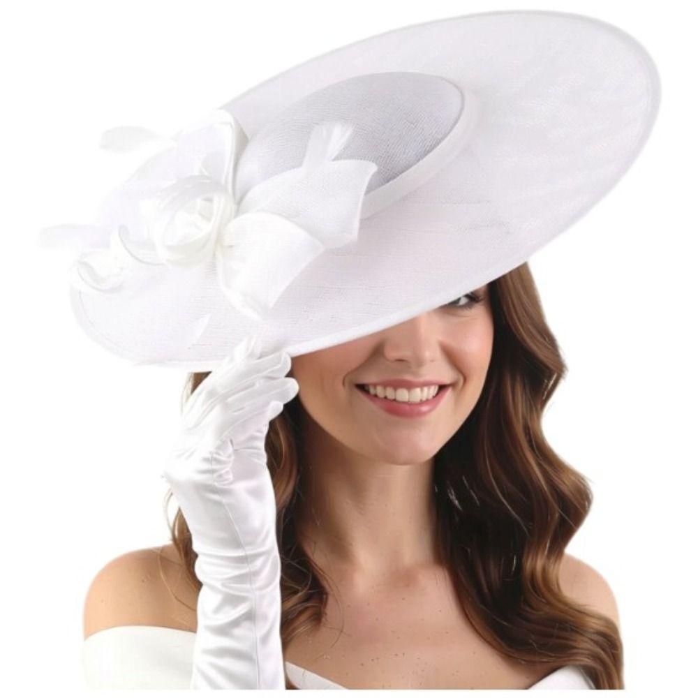with Headband Women Fascinator Hats Vintage Derby Hat New Cocktail Party Hat  for Derby Event
