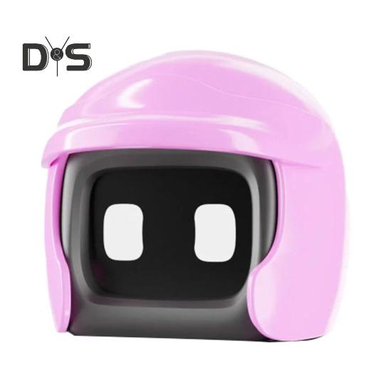 Helm-Auto-Roboter, süßer Fahrkumpel, Roboterfigur, Spielzeugauto, Armaturenbrett, Mini-Ornament, Geschenk für Roboterliebhaber