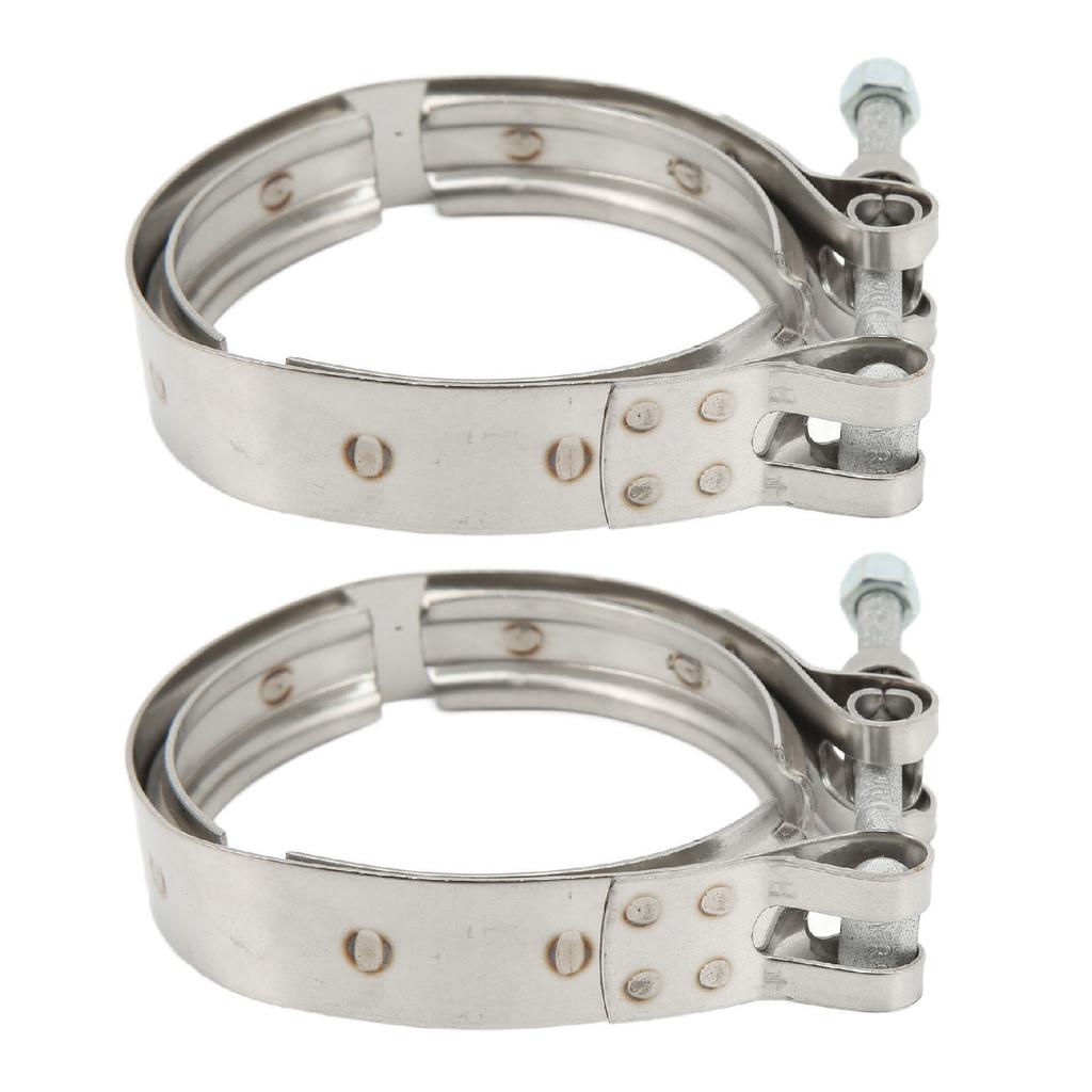 2 STÜCK Turbo Abgasauslass V-Bandklemme 3903652 Ersatz für Dodge für Cummins 5.9L 6bt 1989?2002