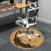1pc Moon Cats Office Round Area Rug, Indoor Mat Suitable For Office, Under Office Chairs Bedroom Living Room Home Decor, Room Deco145