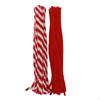 Chenille Stem Christmas Tube Cleaners Bendable Multifunctional Fuzzy Sticks for DIY Bow Wreath