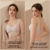 Einteiliger Gelee-Nahtloser Weicher Stütz-Schlaf-BH für Damen Feste Cups Raffung Ausgeschnittener Rücken Tägliche Intimwäsche für kleines Dekolleté