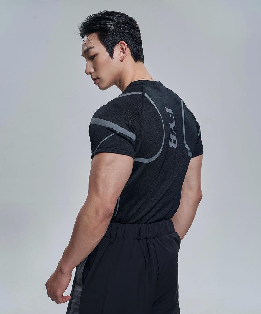 Toleonseu Active Contour Suit Short Sleeve - Black