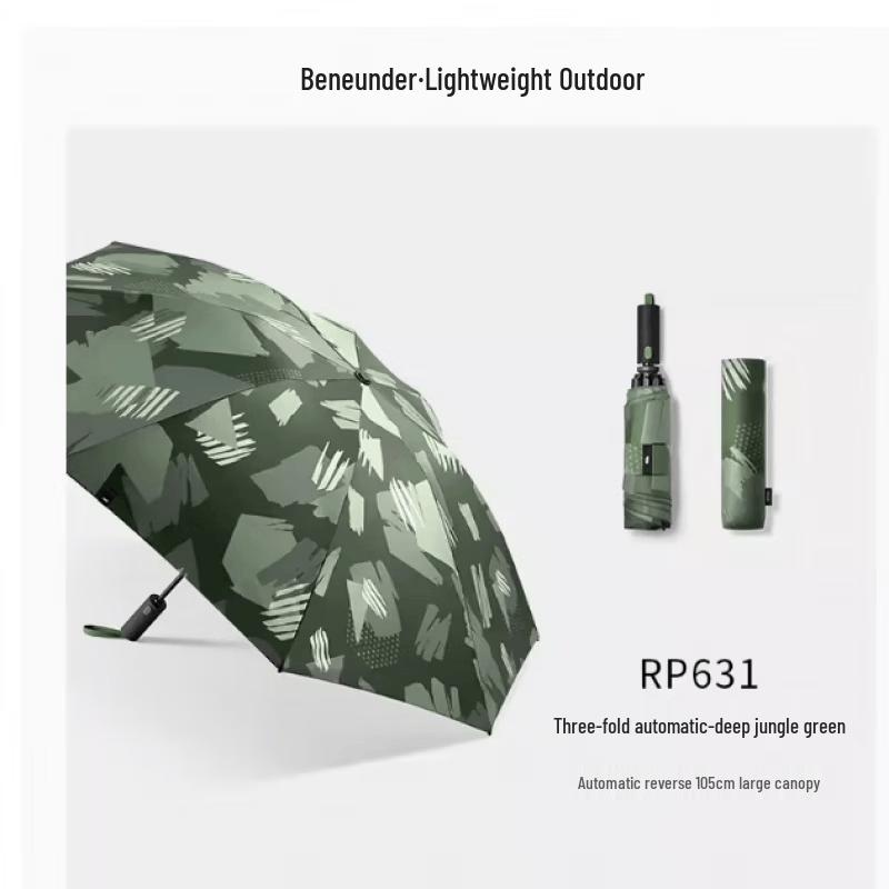 BANANA UNDER RP631 Compact Manual 3-Fold Sun Umbrella