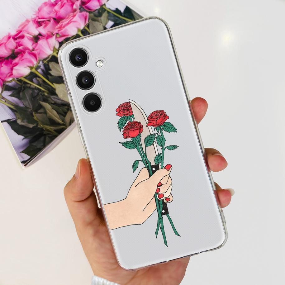 Silicone Case For Samsung Galaxy A14 A34 A54 5G Cover New Fashion Slim Soft Bumper For Samsung A34 5G SM-A346B A 34 Phone Fundas