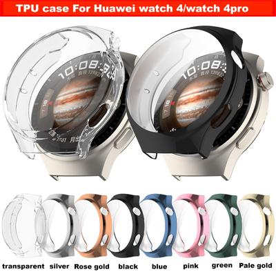 Guscio in TPU a copertura totale Per Huawei watch 4 Proteggi schermo Per Huawei watch 4 pro Custodia protettiva per smartwatch