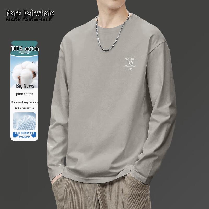 Mark Fairwhale Men s Heavy Cotton Long Sleeve T-Shirt 3XL