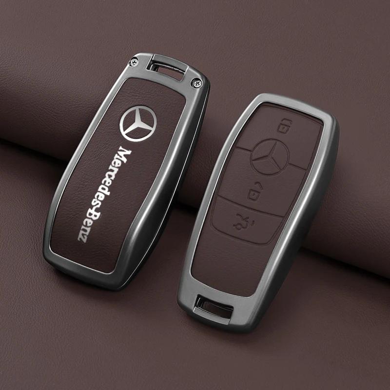 SUG2   Key Fob Cover for Mercedes Benz A B C E S Class W204 W205 W212 W213 W176 GLC MAYBACH Keyless Soft Case