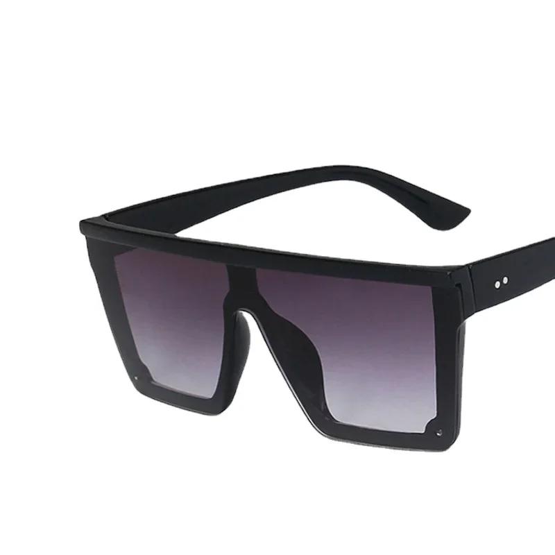 Women Oversized Square Sunglasses Men Vintage Big Frame Rectangle Sun Glasses Street Po Driving Eyewear UV400