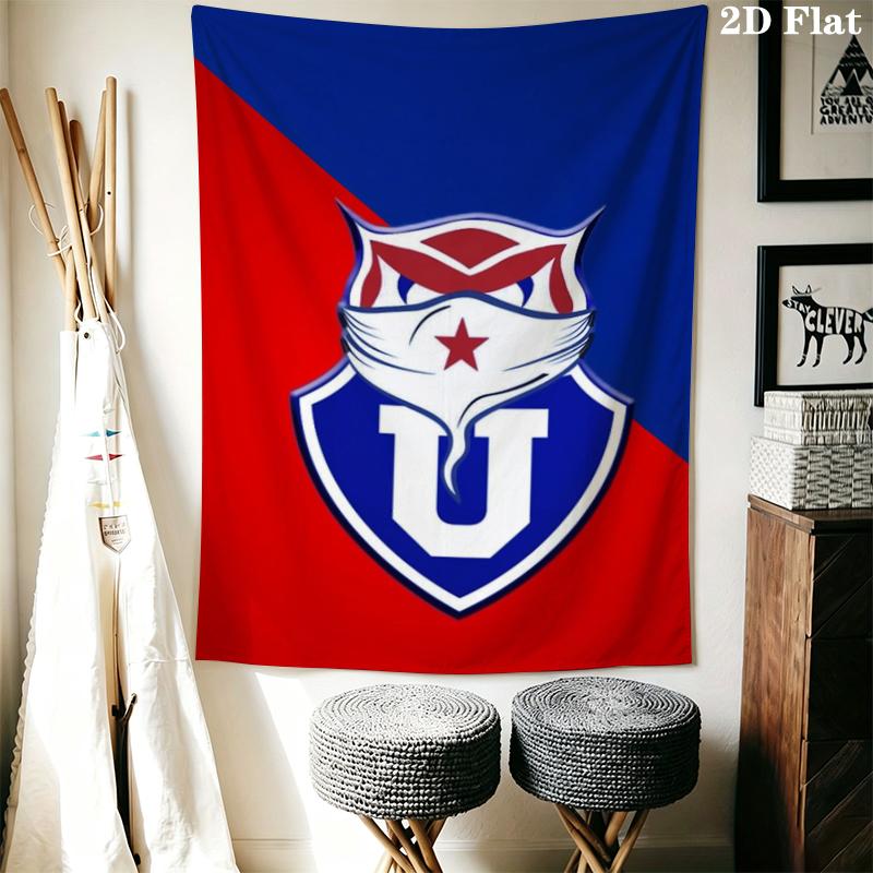 Universidad de Chile Wall Tapestry Aesthetic Wall Hanging Printed Fabric Blanket Decorative Tapestries for Bedroom Living Room Home Decor