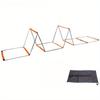 1pack 8 Grids Multifunctional Agility Ladder for Soccer Training Orange Speed Training Equipment with Coordinated Footwork Drill