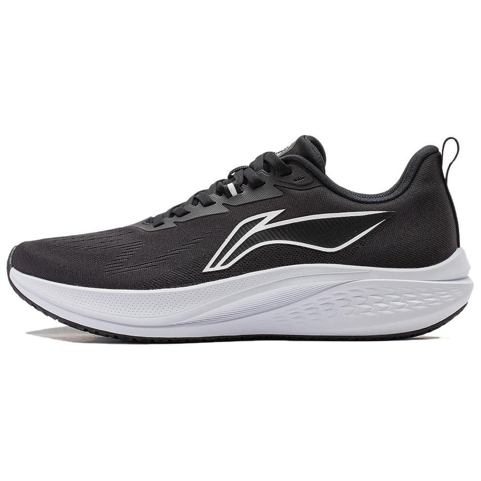 New LiNing Red Hare 7 Cushioning, Slip Resistant, Lightweight Low Top Training Running Shoes Men's Black ARPV023-6