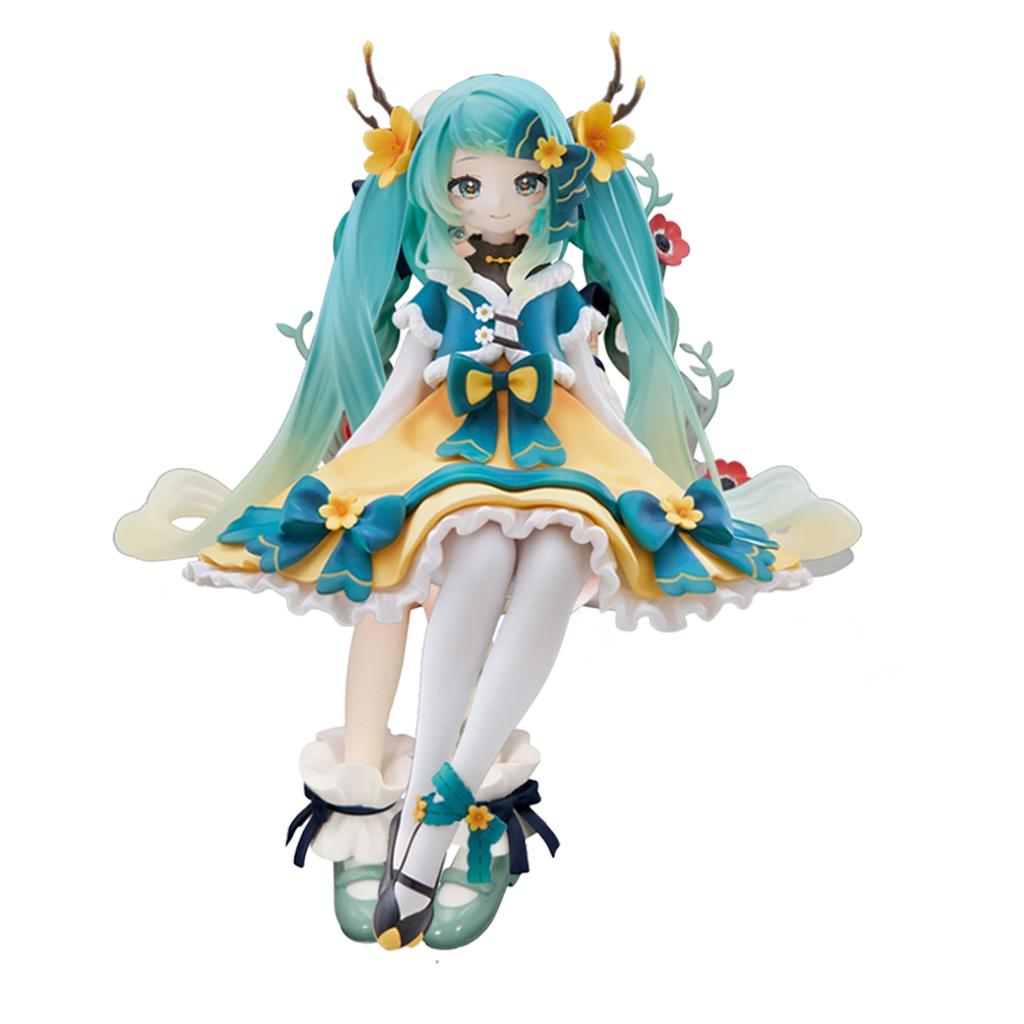 Hatsune Miku Anime Figure Toys Flower Fairy Collection Series MIKU Cute Cartoon PVC Action Figurine Model Doll Kid Birthday Gift