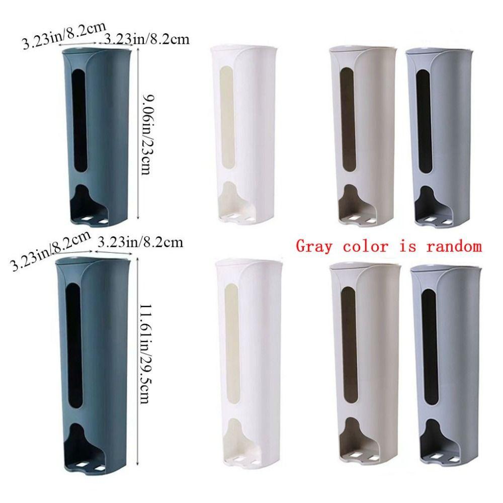 Save Space Grocery Bag Dispenser Large Capacity Trash Bags Dispenser Garbage Bag Storage Box  Socks