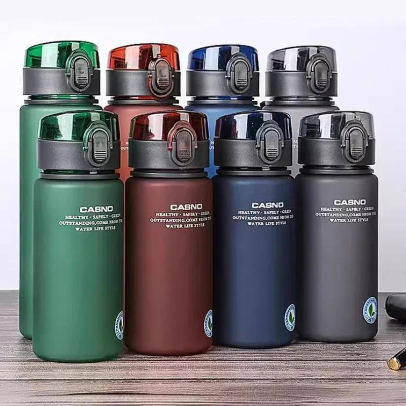 560ml Portable Travel Water Coffee Jug Frosted Sport Water Bottles Large Capacity High Quality Leakproof Outdoor Drinking Bottle