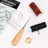 Leather Repair Kit 11 Pieces Sewing Tools Waxed Leather Thread and Needles for Upholstery Sewing Fabric Tools for Sofas, Carpets and Sewing Skins
