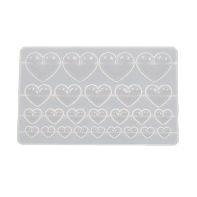 

Love Gem Patch Keychains Mold DIY Epoxy Craft Necklace Keychain Jewelry Mold 1
