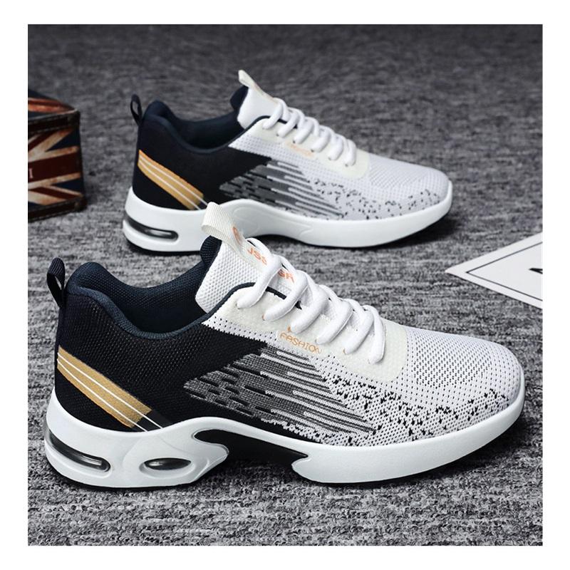 Casual Men's Shoes, New Spring, Autumn And Summer Sports Shoes, Breathable Flying Woven Shoes, Men's Mesh Shoes