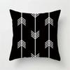 Alphabet Arrow Black and White Decorative Pillowcase Car Ornaments Office Living Room Sofa Home Pillowcase