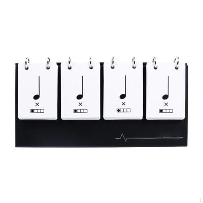Guitar Piano Notation Rhythm Practice Card Learn Cognitive Stable Note Training Musical