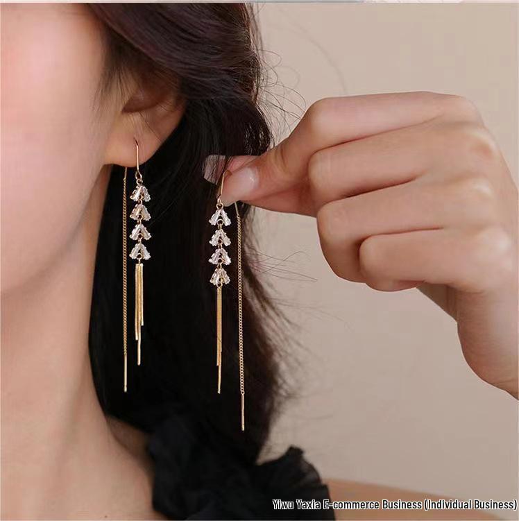 

2024 New Wheat Tassel Long Earrings - Elegant & Delicate Jewelry
