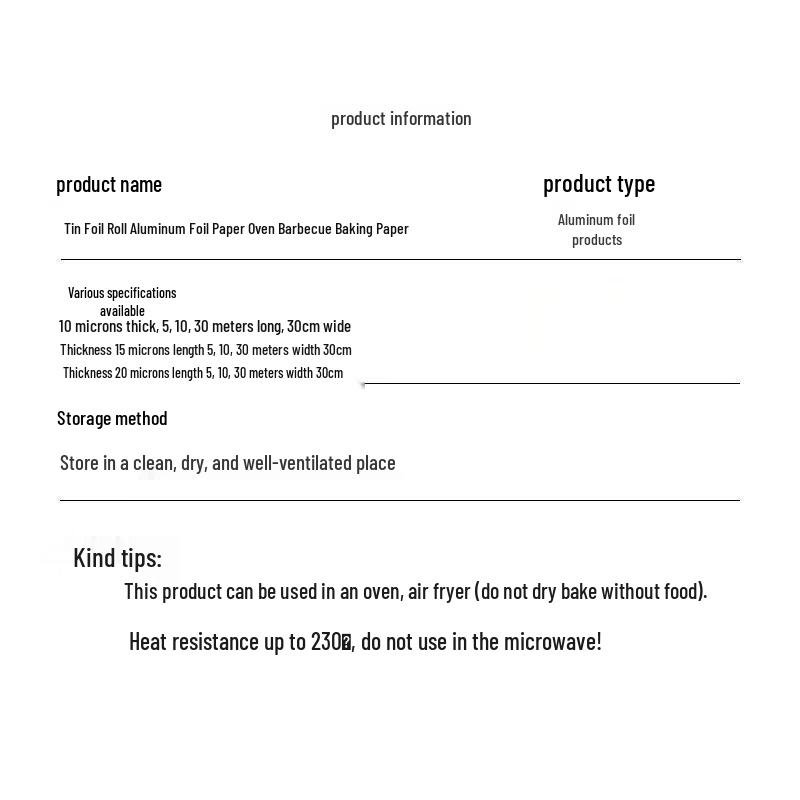 WS Alüminyum Folyo Rulo - Pişirme & Izgara İçin