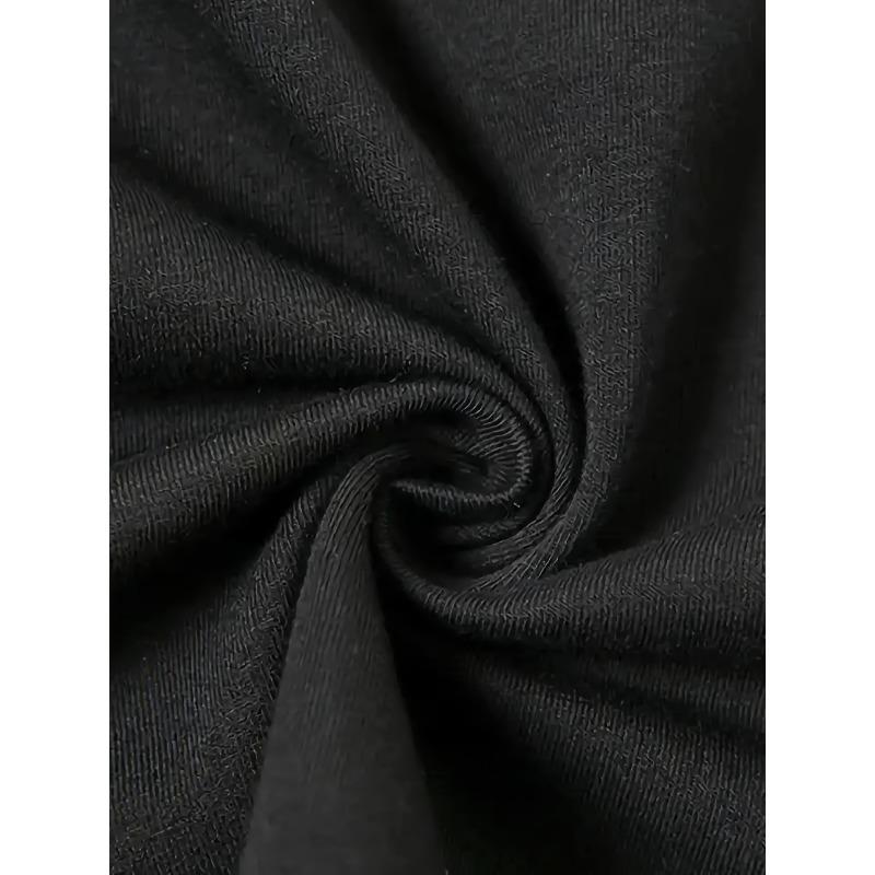 Taglie Europee T-shirt Estiva a Maniche Corte da Uomo con Stampa Orso Sorridente e Goccia di Felicità - Maglietta Casual Girocollo, Stampa Testo sul Retro Streetwear