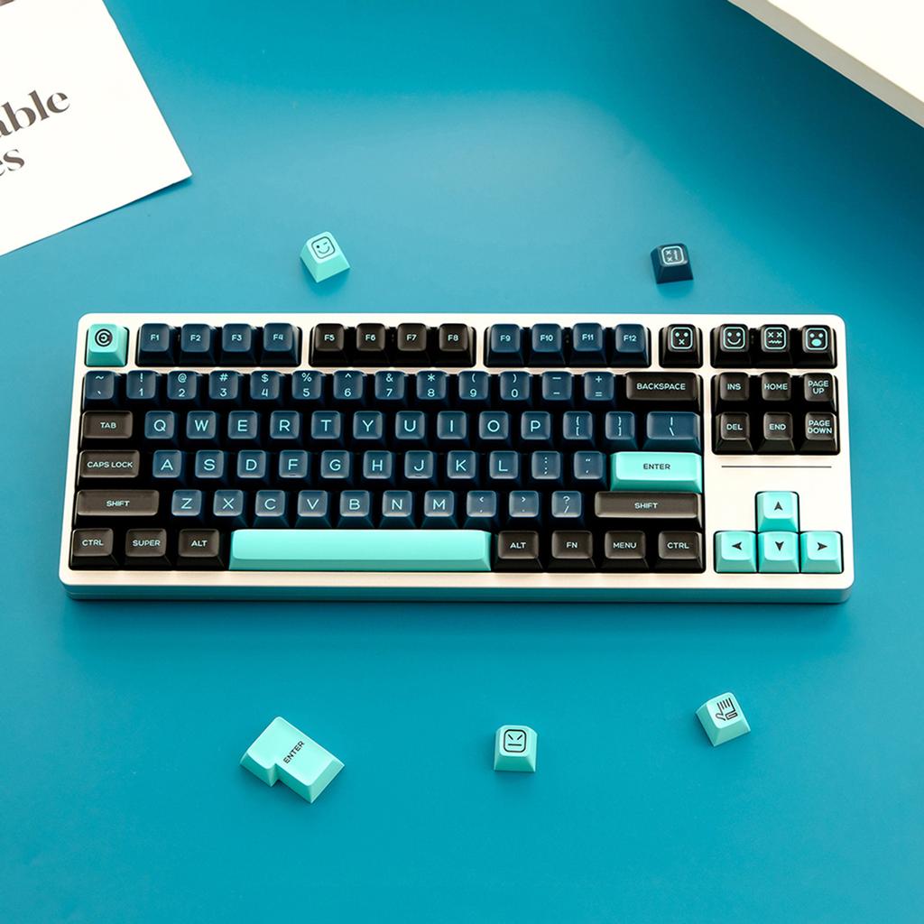 160Keys Customized Monsters Theme KeyCaps PBT Double-shot Injections Keycap Key Cover for Mechanical Keyboards