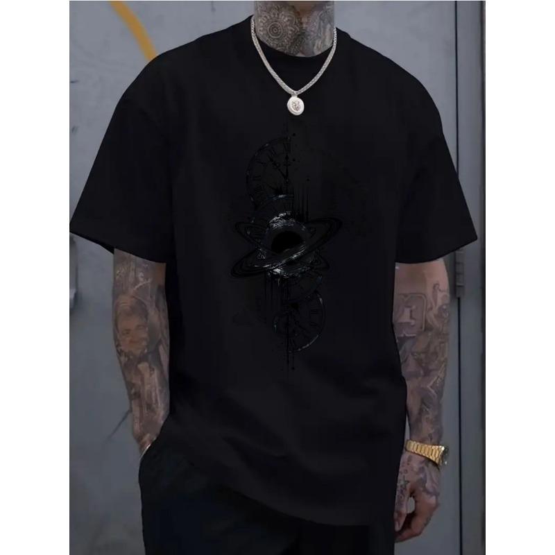 Europese maten Casual Sportshirt met Korte Mouwen voor Mannen met een Stijlvolle 2D Print, Gemaakt van Rekbaar En Comfortabel Materiaal, Ideaal voor Sport