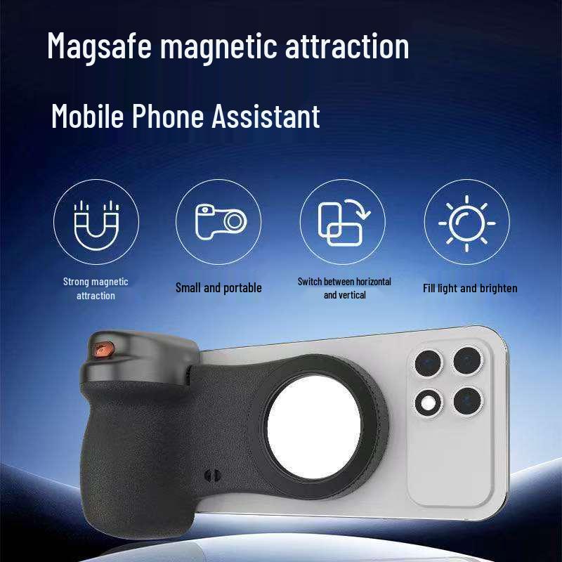 Bluetooth Magnetic Selfie Stick & Stabilizer with Remote Control for Universal Phone Vlogging
